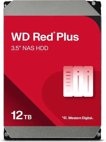 Western Digital 12TB WD Red Plus NAS hard drive