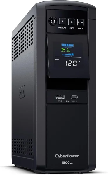CyberPower CP1500PFCLCD sine wave UPS battery backup