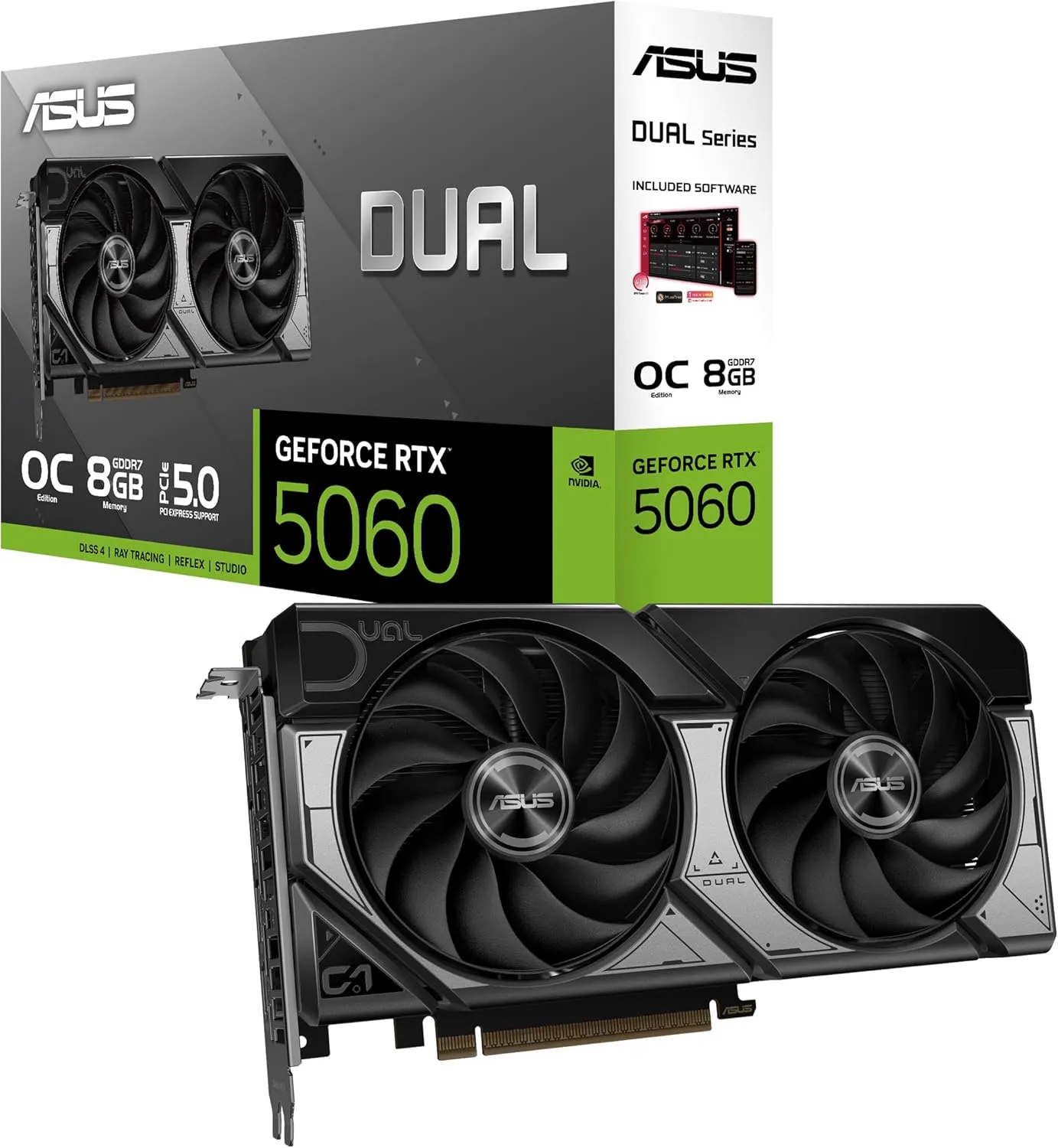ASUS Dual GeForce RTX 5060 8GB GDDR7 OC Edition